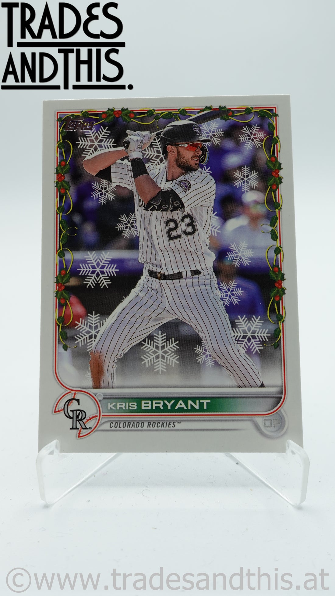 2022 Topps Holiday Kris Bryant #HW169