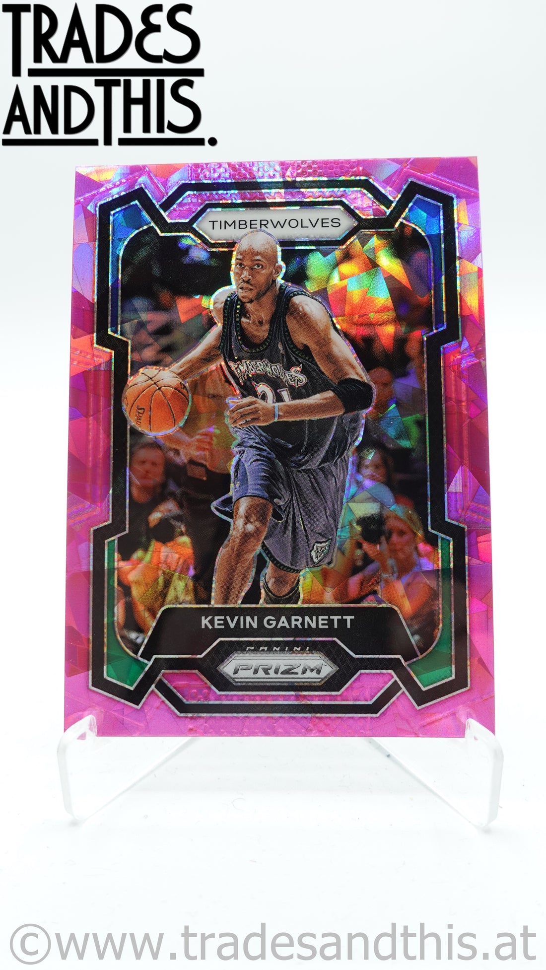 2023-24 Panini Prizm Pink Ice Prizm Kevin Garnett #183