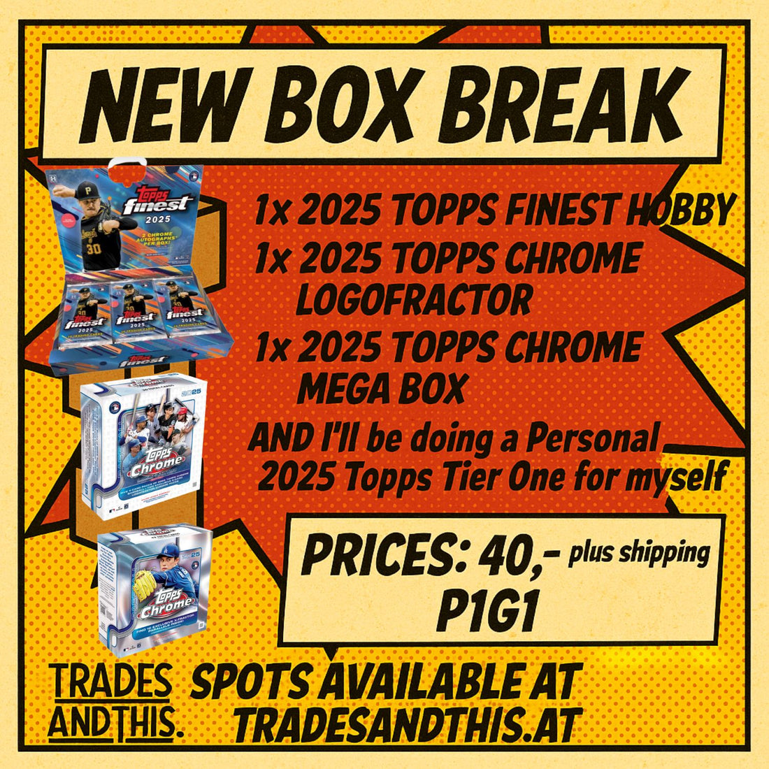 Baseball Box Break: Finest Hobby + Topps Logofractor + Chrome Mega