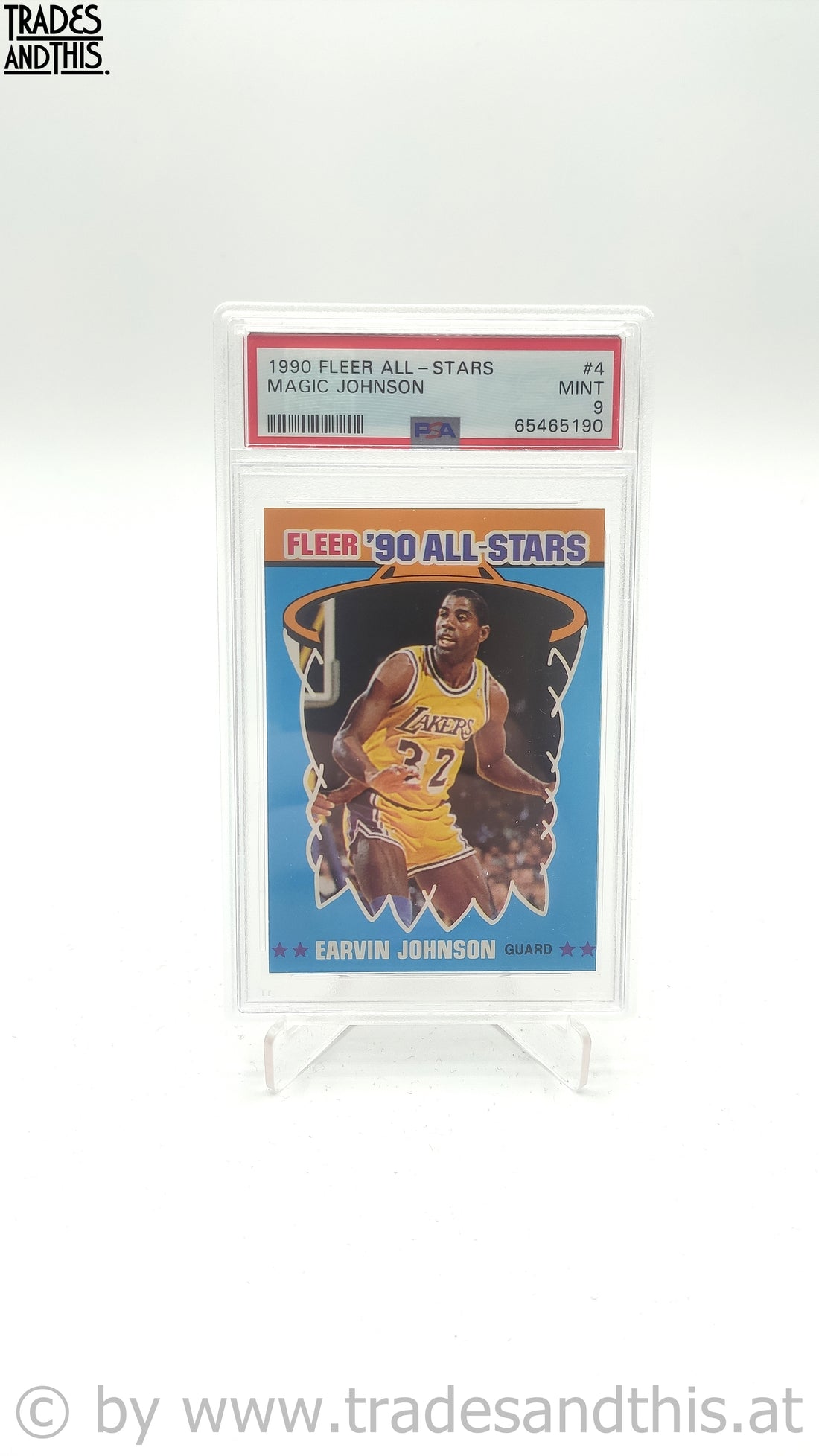 1990 Fleer All-Stars Magic Johnson #4 PSA 9
