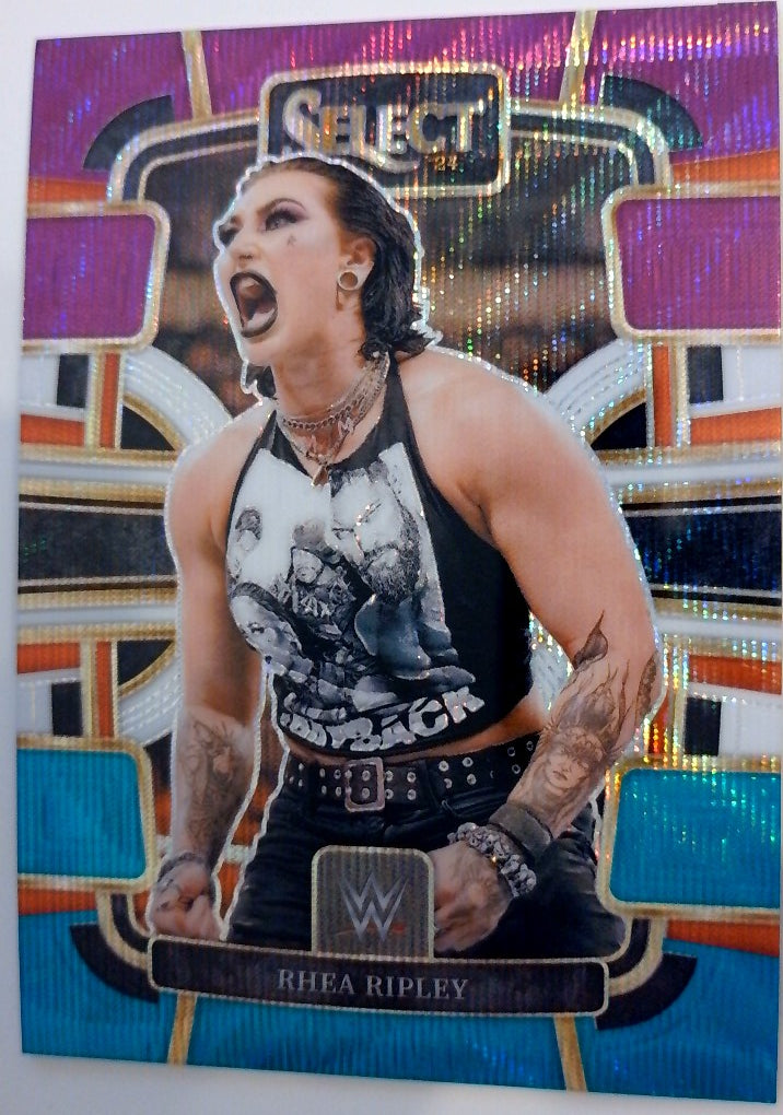 2024 Panini Select WWE Tri-Color Prizm Rhea Ripley #32