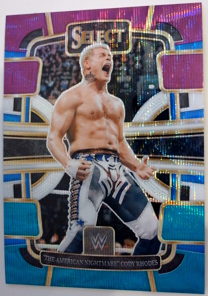 2024 Panini Select WWE Tri-Color Prizm Cody Rhodes #24