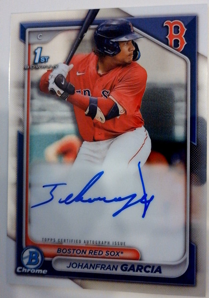 2024 Bowman Chrome Prospect Autographs Johanfran Garcia #CPA-JG