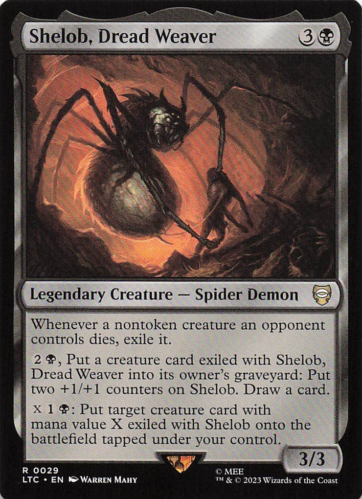 Magic The Gathering: The Lord of the Rings: Tales of Middle Earth Commander EN #29 Shelob, Dread Weaver