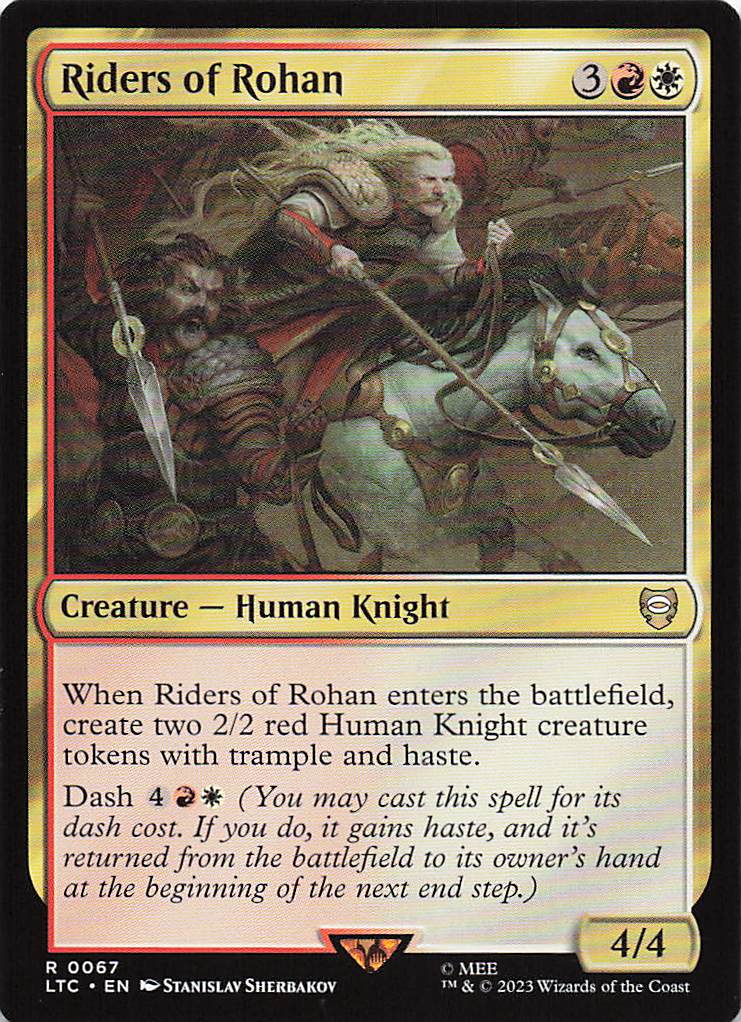Magic The Gathering: The Lord of the Rings: Tales of Middle Earth Commander EN #67 Riders of Rohan
