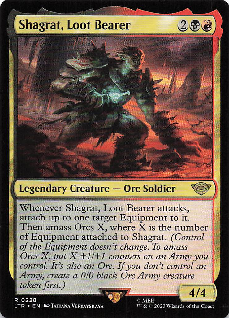 Magic The Gathering: The Lord of the Rings: Tales of Middle Earth EN #228 Shagrat, Loot Bearer