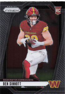 2024 Panini Prizm Football Ben Sinnott #307 RC