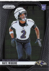 2024 Panini Prizm Football Nate Wiggins #380 RC
