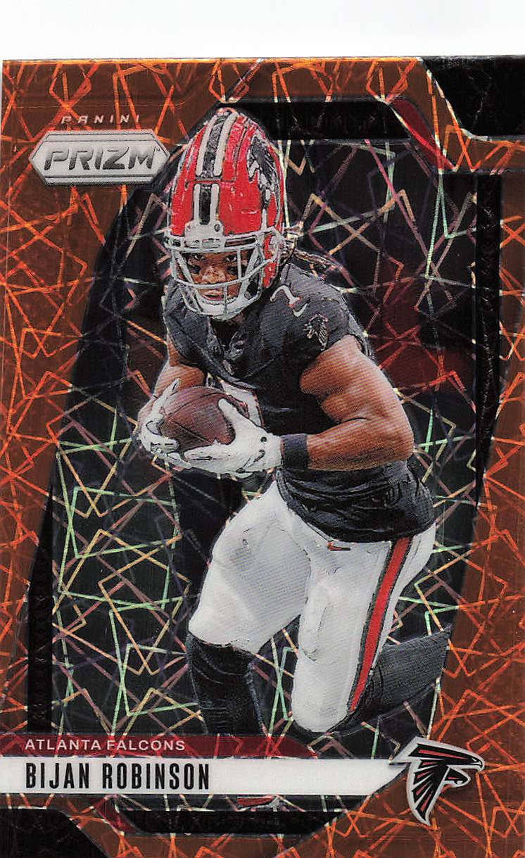2024 Panini Prizm Football Lazer Prizm Bijan Robinson #11