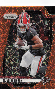 2024 Panini Prizm Football Lazer Prizm Bijan Robinson #11
