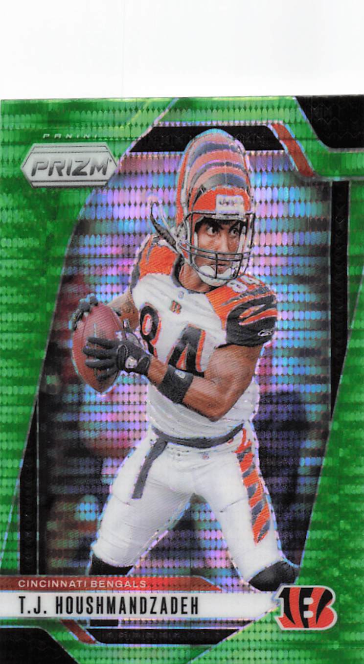 2024 Panini Prizm Football Neon Green Pulsar T.J. Houshmandzaden #63