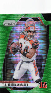 2024 Panini Prizm Football Neon Green Pulsar T.J. Houshmandzaden #63
