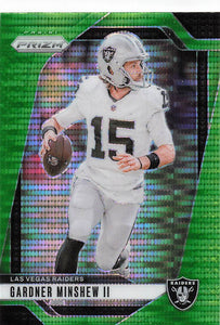 2024 Panini Prizm Football Neon Green Pulsar Gardner Minshew II #148