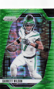 2024 Panini Prizm Football Neon Green Pulsar Garrett Wilson #224