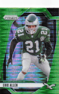2024 Panini Prizm Football Neon Green Pulsar Eric Allen #237