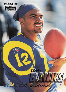 1997 Fleer Traditions Crystal Tony Banks #380