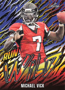 2024 Leaf Run Wild Blue Michael Vick #RW-7