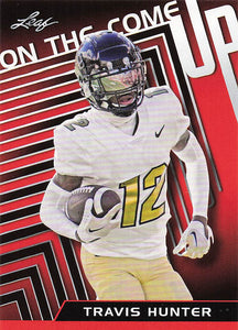 2024 Leaf On the come up Red Travis Hunter #OC-5
