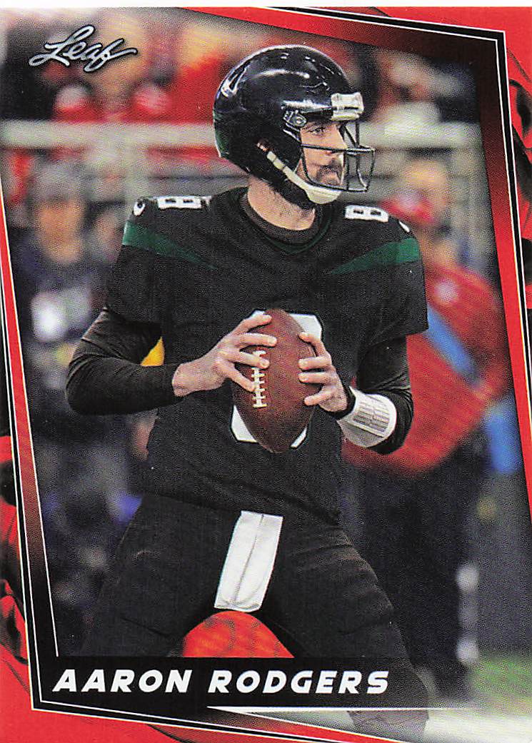 2024 Leaf Red Aaron Rodgers #1