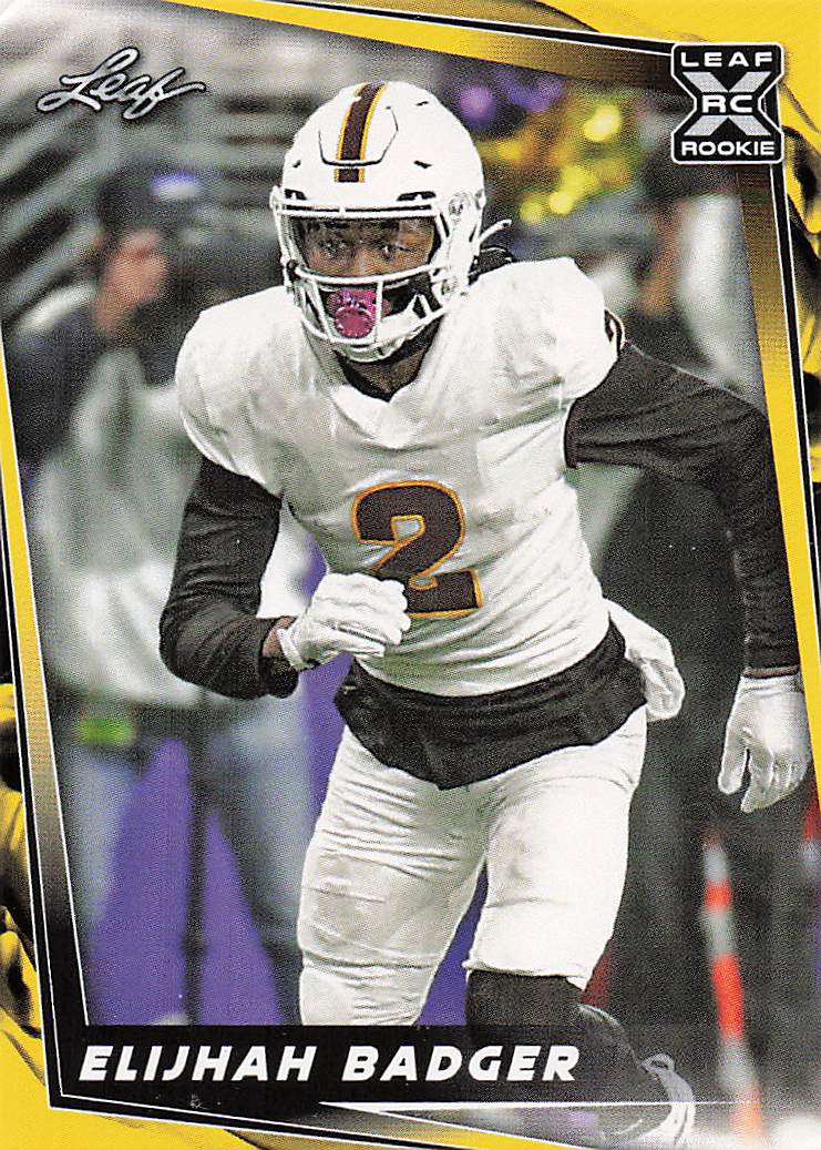 2024 Leaf Yellow Elijhah Badger #51