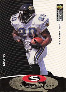 1997 Upper Deck Collector's Choice Starquest Natrone Means #SQ32