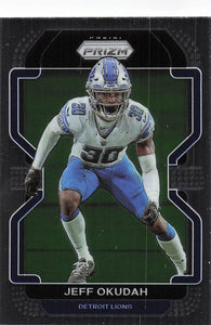 2021 Prizm Football Jeff Okudah #153