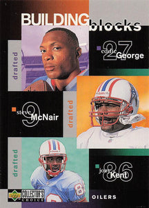 1997 Upper Deck Collector's Choice Eddie George - Steve McNair - Joey Kent - Chris Sanders - Blaine Bishop #374