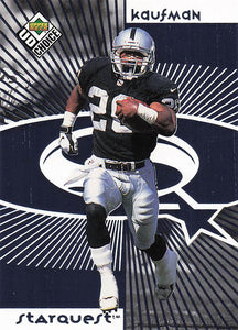 1998 Upper Deck UD Choice Starquest Blue Napoleon Kaufman #25