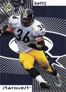1998 Upper Deck UD Choice Starquest Blue Jerome Bettis #26