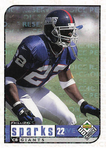 1998 Upper Deck UD Choice Choice Reserve Phillippi Sparks #117