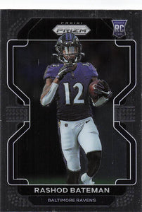 2021 Prizm Football Rashod Bateman #340 RC