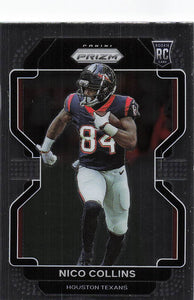 2021 Prizm Football Nico Collins #360 RC