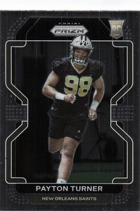 2021 Prizm Football Payton Turner #379 RC