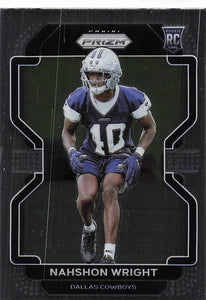 2021 Prizm Football Nahshon Wright #438 RC