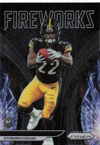 2021 Prizm Football Fireworks Najee Harris #F-6 RC