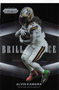 2021 Prizm Football Brilliance Alvin Kamara #B-9