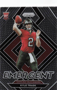 2021 Prizm Football Emergent Kyle Trask #E-9 RC