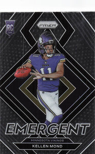 2021 Prizm Football Emergent Kellen Mond #E-17 RC