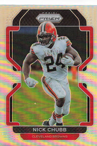 2021 Prizm Football Silver Prizm Nick Chubb #264