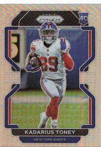 2021 Prizm Football Silver Prizm Kadarius Toney #342 RC