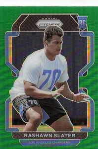 2021 Prizm Football Green Prizm Rashawn Slater #431