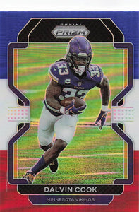 2021 Prizm Football Green Prizm Red White Blue Dalvin Cook #129