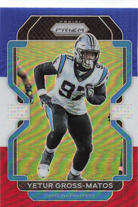 2021 Prizm Football Green Prizm Red White Blue Yetur Gross-Matos #319