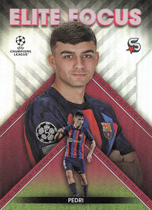 2022-23 Topps UCL Super-Stars Elite Focus Pedri #EF-PED