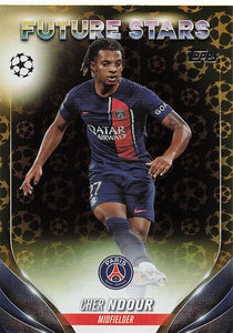 2023-24 Topps UEFA Club Competitions Gold Starball Foil Cher Ndour #7
