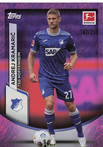 2023-24 Topps Bundesliga Jade Edition Pink 167/250 Andrej Kramaric #49