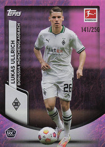 2023-24 Topps Bundesliga Jade Edition Pink 141/250 Lukas Ullrich #76 RC