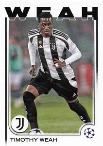 2024-25 Topps UEFA Club Competitions Timothy Weah #88