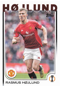 2024-25 Topps UEFA Club Competitions Rasmus Hojlund #184