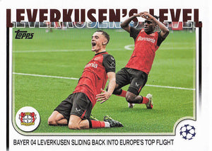 2024-25 Topps UEFA Club Competitions Leverkusen's Level #186
